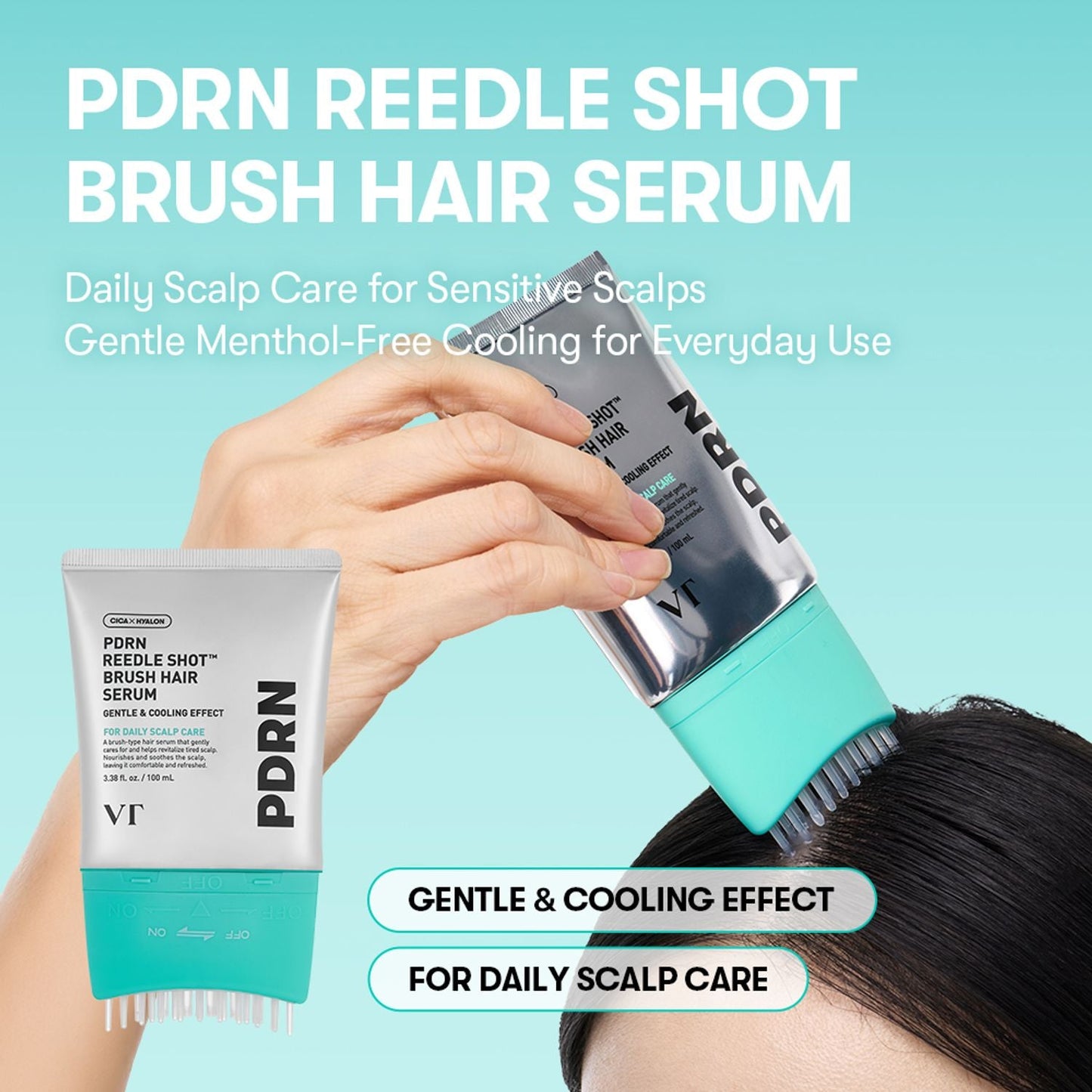 PDRN Scalp Revival Brush Serum - benefits