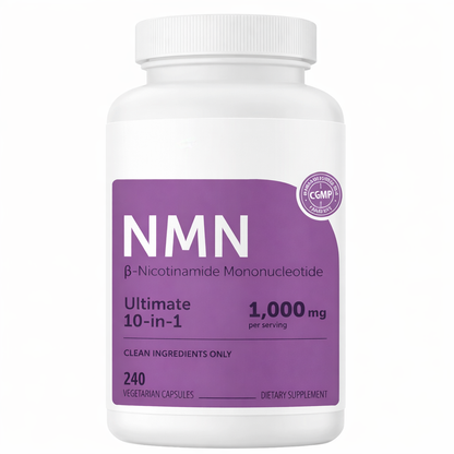 NMN Complex 1,000mg Per Serving, 240 Veggie Capsules