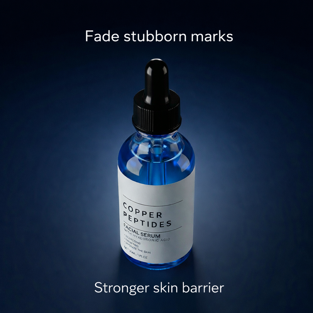 GHK-Cu and Hyaluronic Acid Anti-Aging Facial Serum